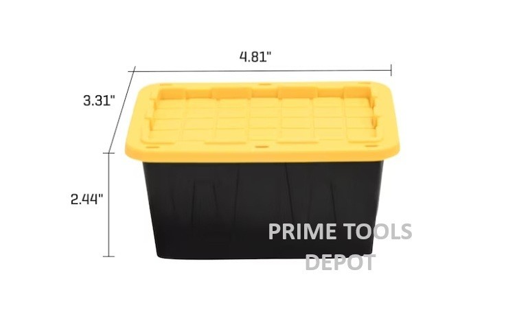 Lowe’s Mini Buckets & Tote, Lids x 3, BPA-Free Plastic Storage Pail, Gifts