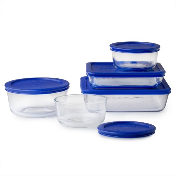 10pc Glass Storage Set