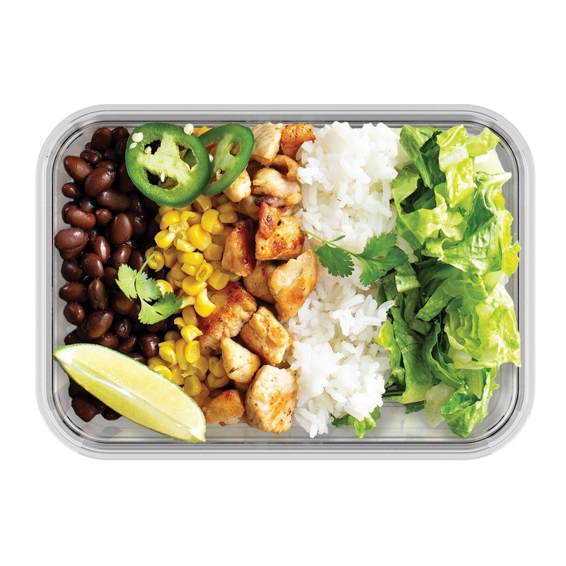Leak Proof Glass Meal Prep Containers 3.4 Cup Food Storage Microwave Oven Safe