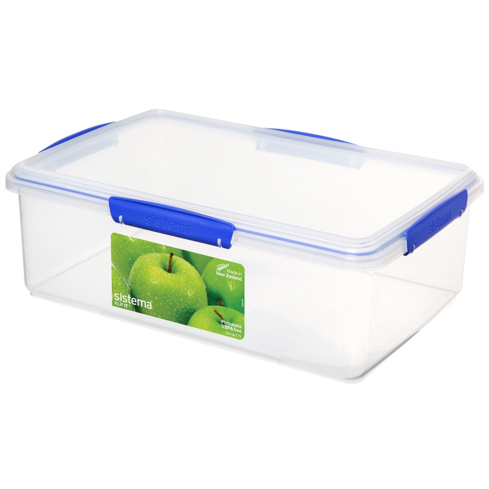KLIP IT Large 7L Food Storage Container, Airtight & Stackable, Dishwasher, Fr…