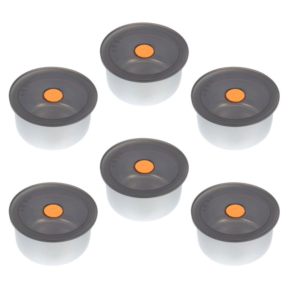 6 Pcs Food Storage Containers with Lids Homemade Ice Cream Bucket