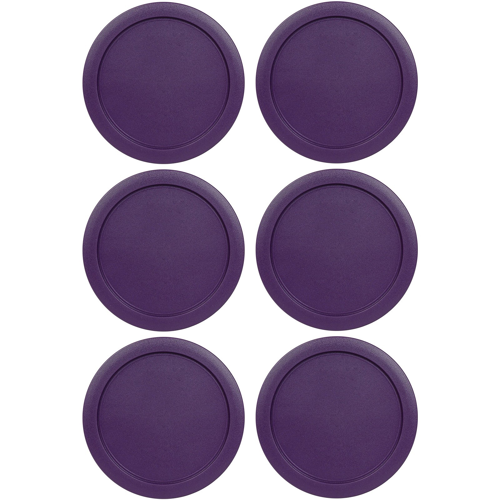 Replacement Lid for Pyrex 7-CUP Storage Cover 7.5″ 7402-PC PURPLE (6-Pack)