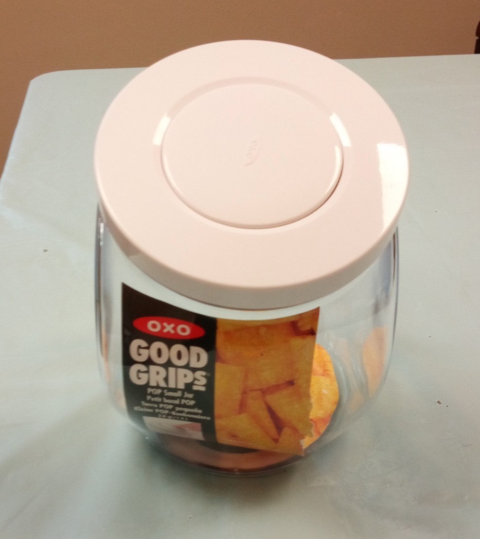 OXO Good Grips POP Container 2 Qt / 1.9 L Round Storage Jar for Cookies Snacks