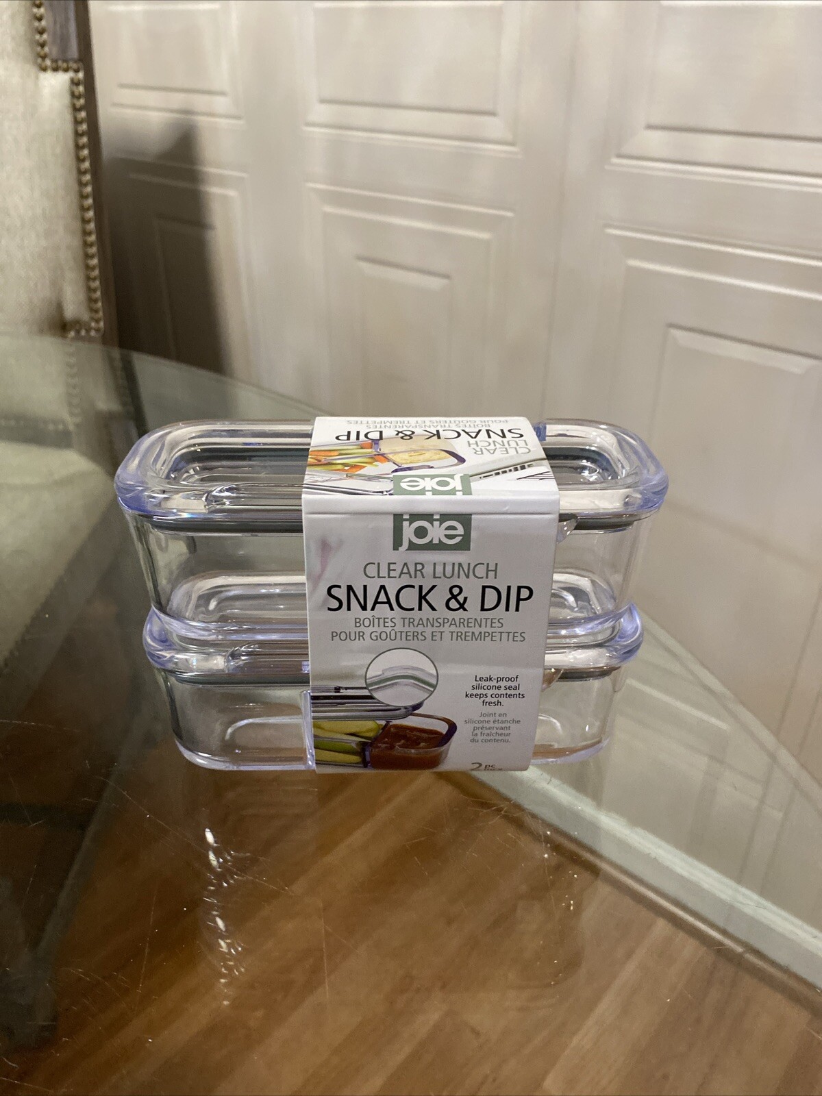 Joie Meal Meal Seal Snack & Dip Container, Set of 2 (clear ) –