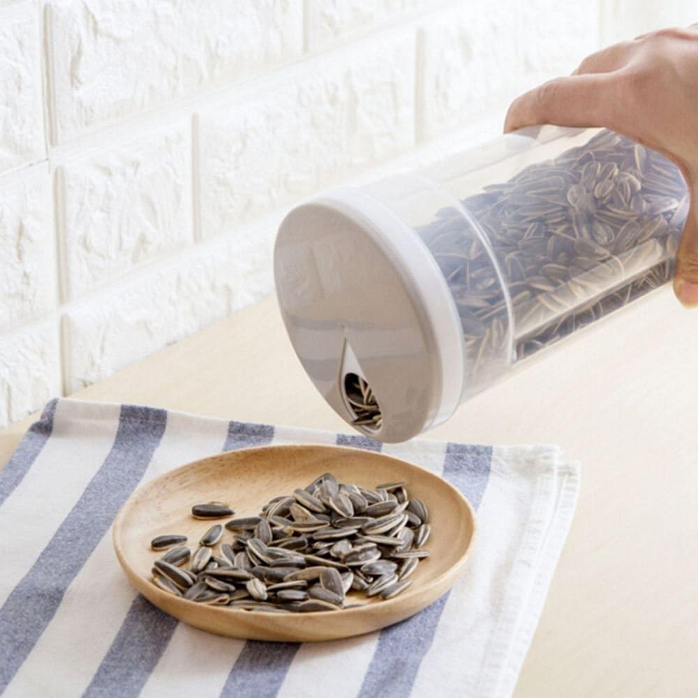 Plastic Tall Food Storage Spaghetti Noodle Pasta Container with Locking Lid C…