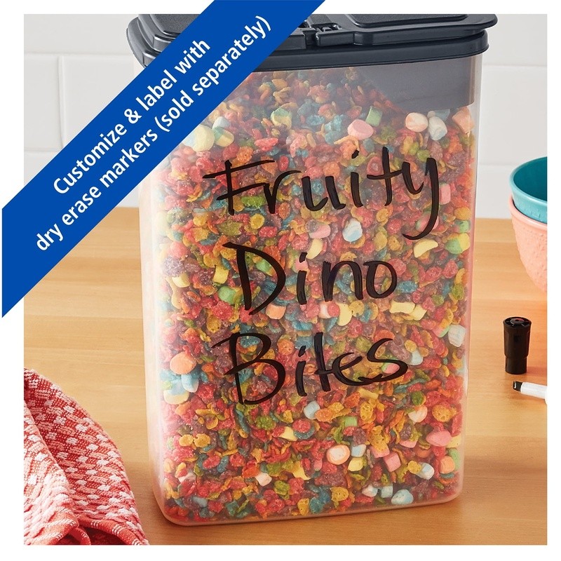 Cereal Dispenser Storage Container Snack Organizer BPA-Free Easy Pour 16 Cup New