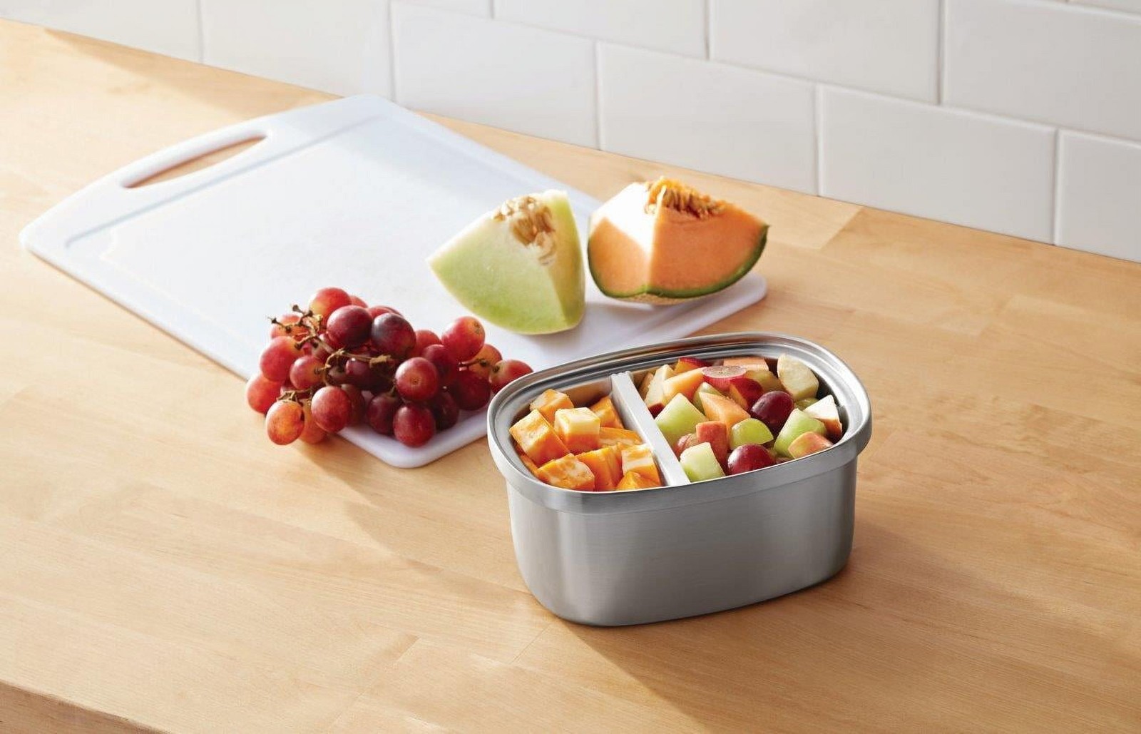 33 Oz Double-wall Insulated Food Container Air-tight Seals Stainless Steel New