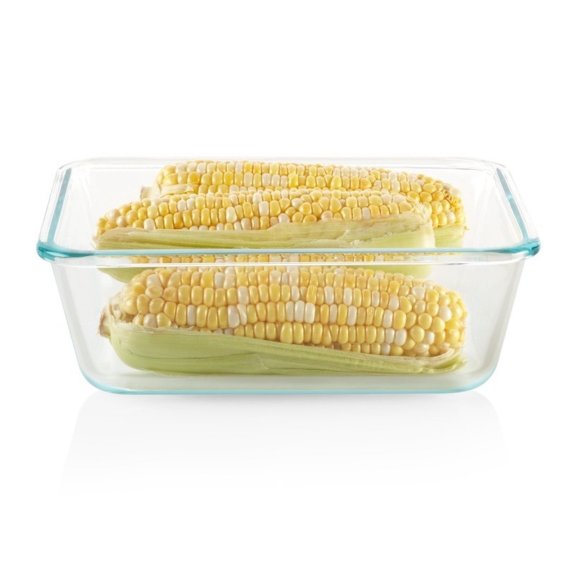Airtight Glass Food Storage Container 8 Cup Leak Proof Stackable BPA Free New