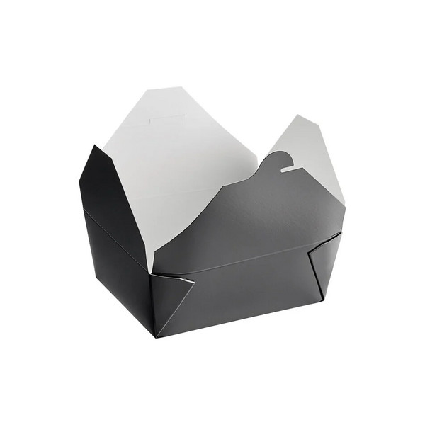 SafePro SB01B, 4.3×3.5×2.4-Inch #1 Black Bio Folded Paper Container, 450/CS