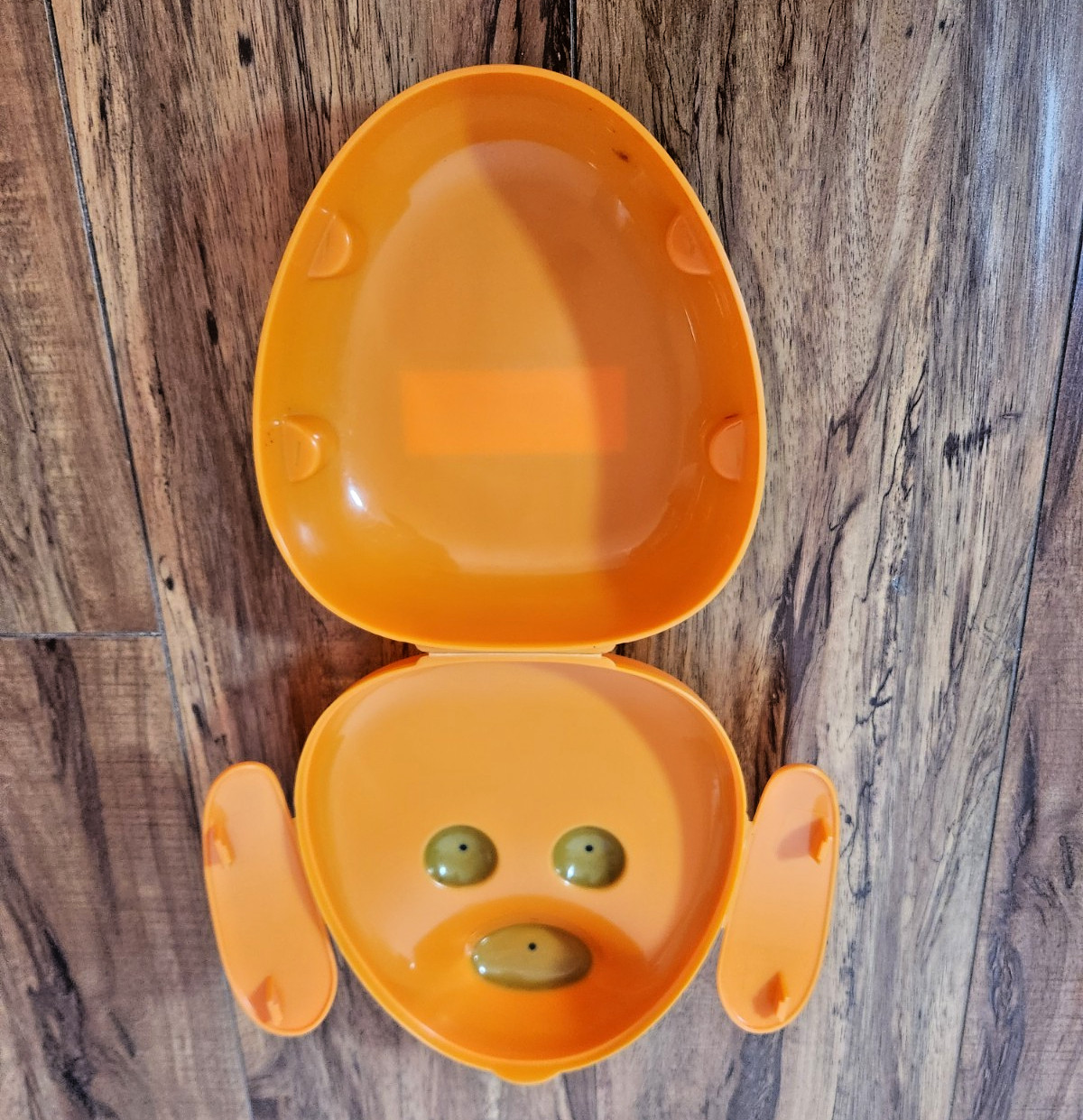 SMASKA Kids Lunch Box Puppy Dog Orange Storage Container Snack Camping Used IKEA