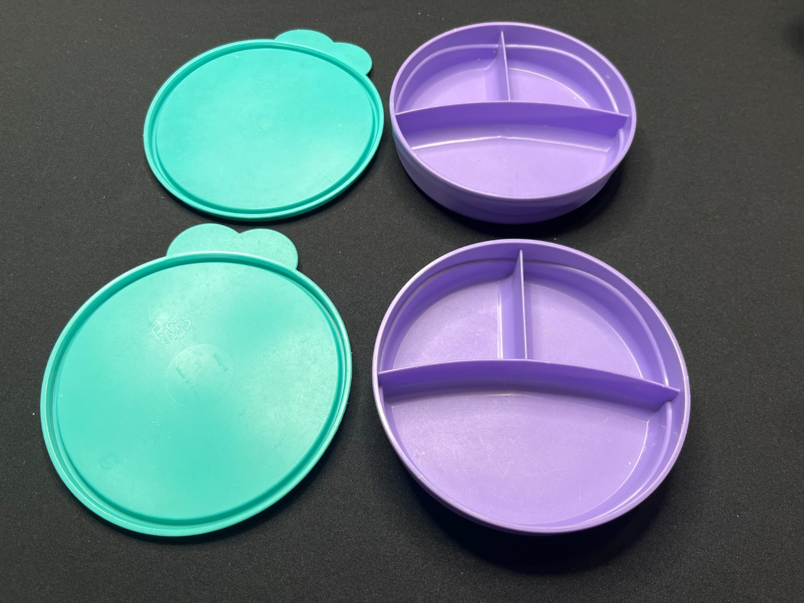 Tupperware Microwave Lot – 5 Bowl Set with 5 Lids & Vegetable + Divider Steamer