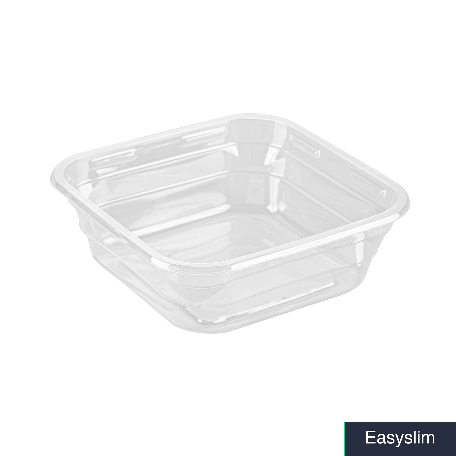 Clear Square Plastic Deli Container 8oz Food Storage (Pack of 50)