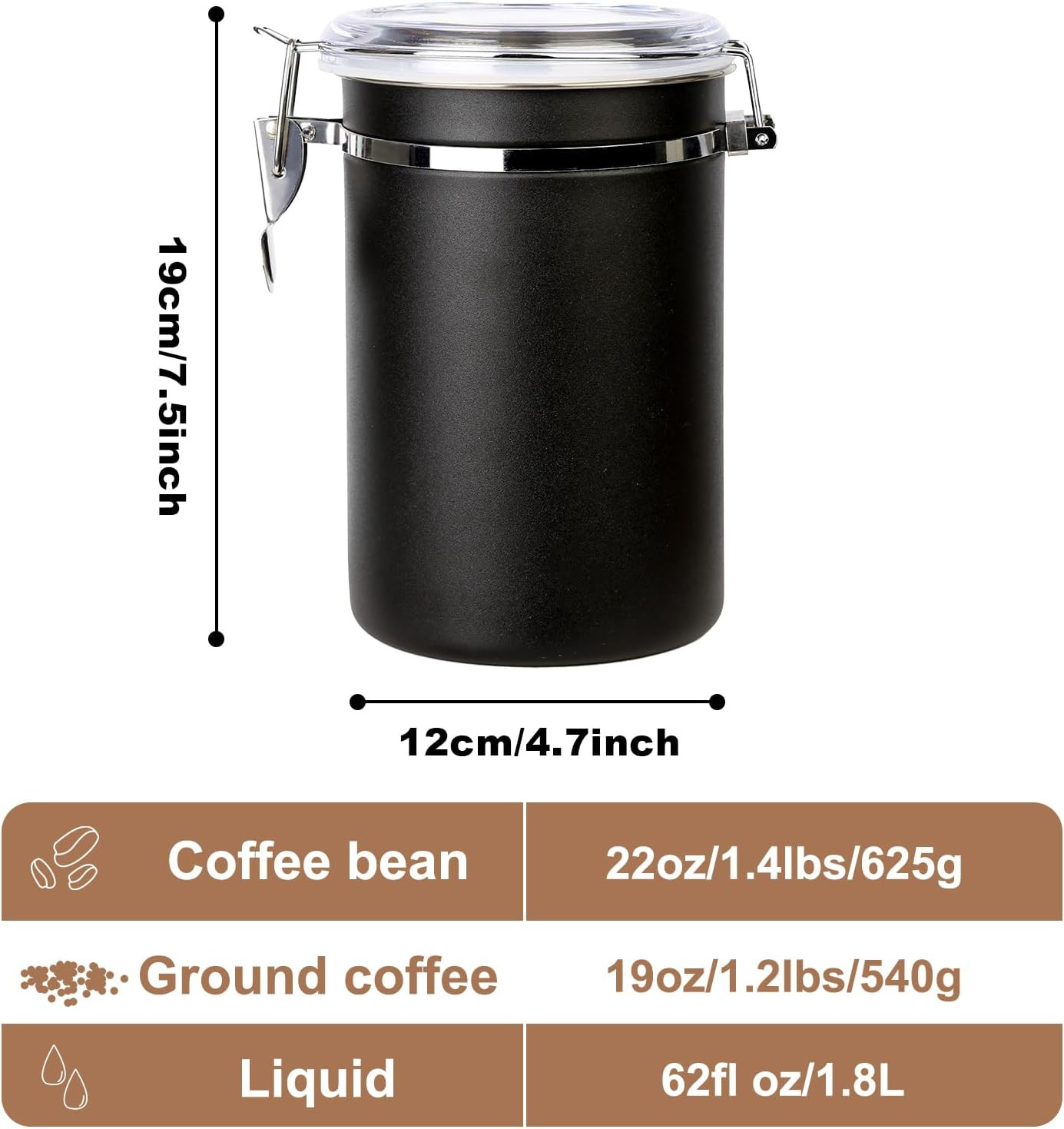 Stainless Steel Food Container with Clear Lids Airtight Storage Container Small