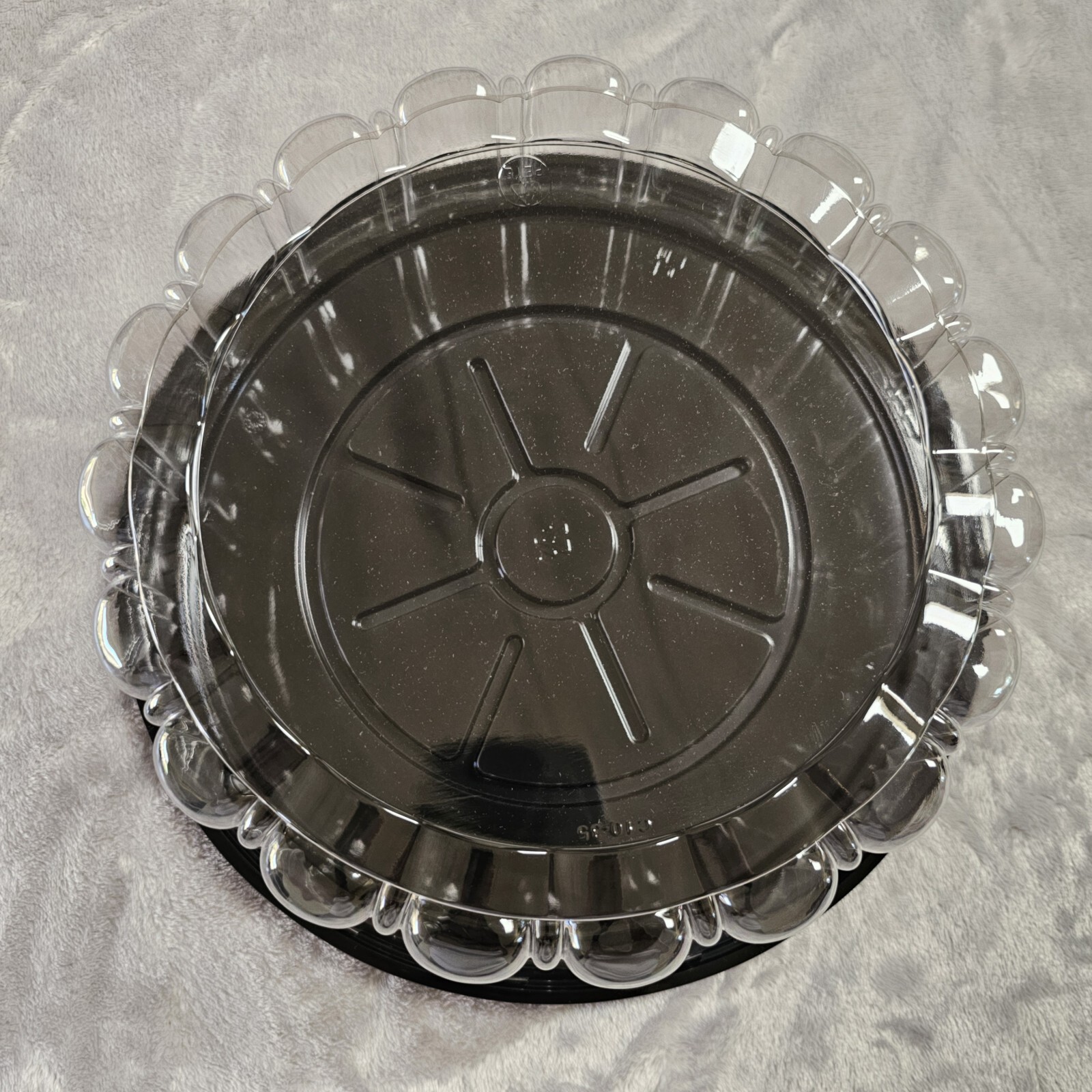 10″ Round Disposable Cake Display Container With 3.5 Height Clear Dome Lid 5 Pk