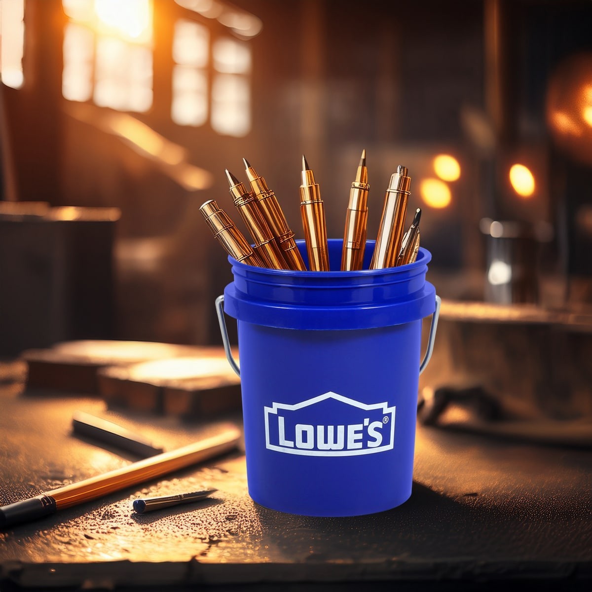 Lowe’s 0.4-quart BPA-Free Food-Grade Polypropylene Mini bucket Lid(s) Included.