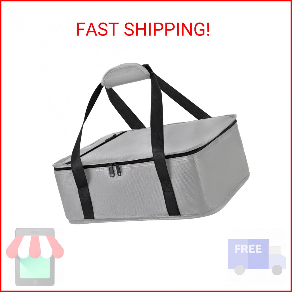 Bodaon Insulated Casserole Carrier Bag, Fits 9″x13″ and 11″x15″ Baking Dish with