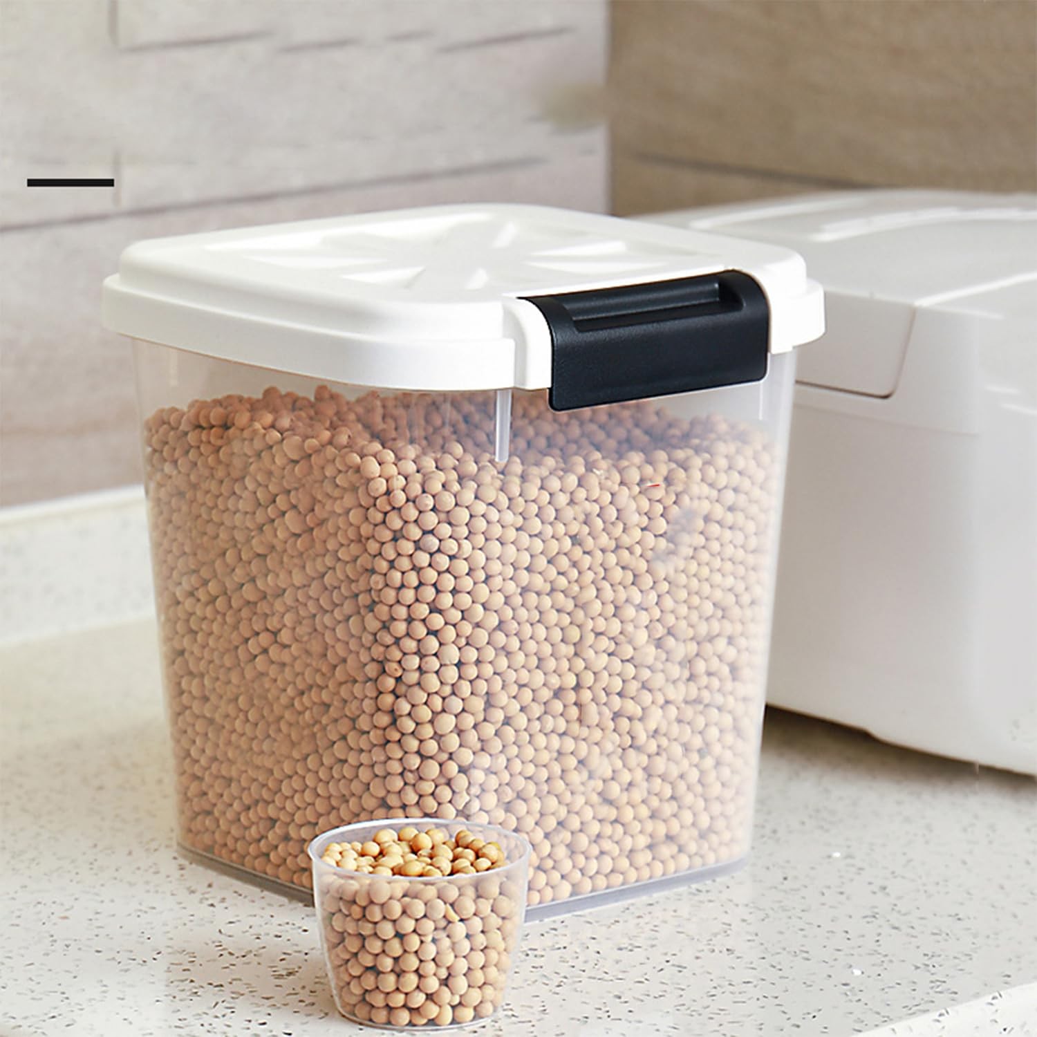 HANAMYA 40 LB Rice Storage Container with Measuring Cup, BPA free, For Rice |…