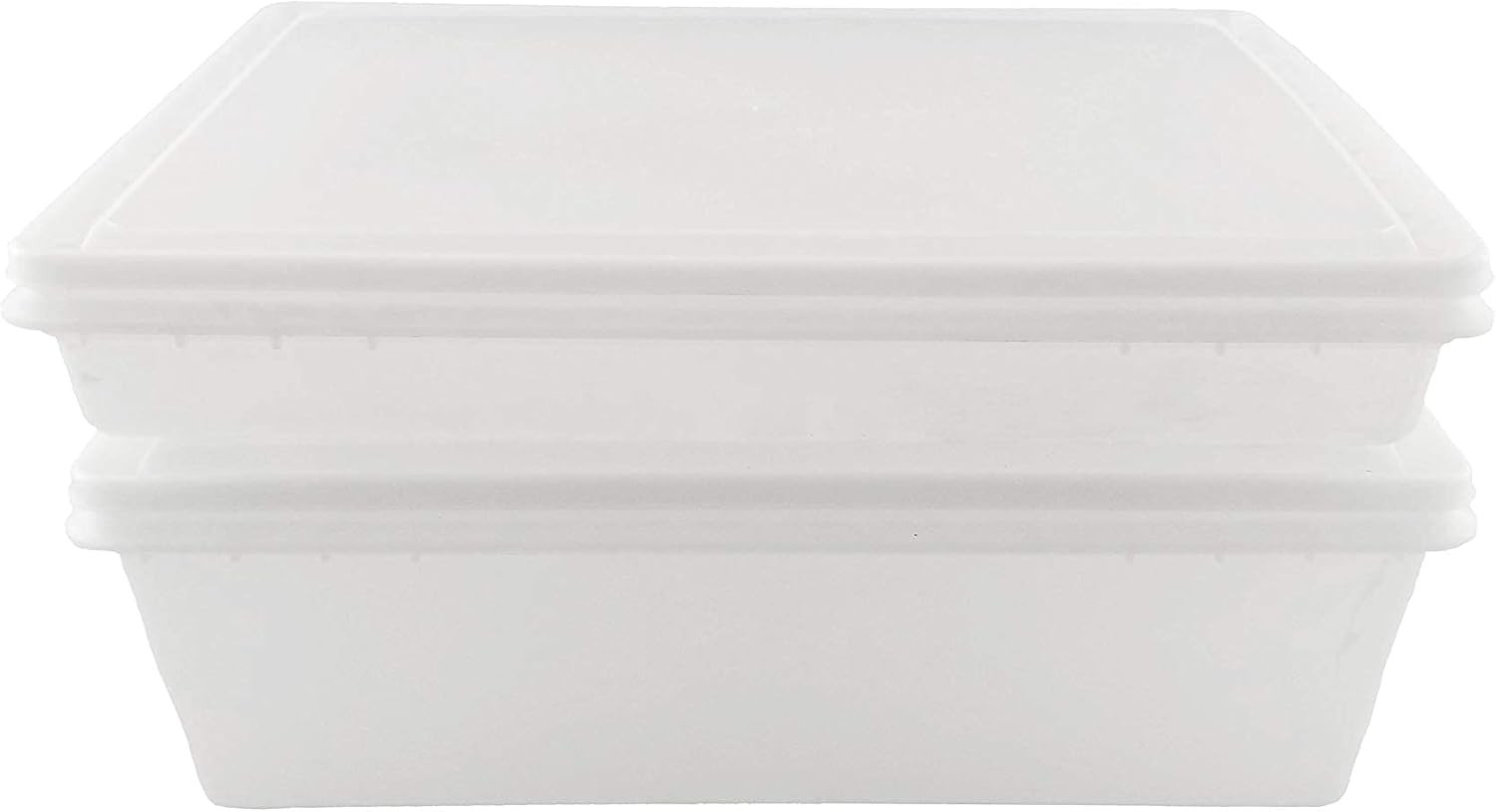 Fish Tubs/Food Storage Bins 25lb 11.5″ x 15.5″ x 5″ Pack of 10 Deep Bases W/
