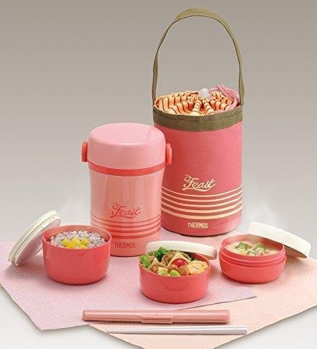 Thermos Stainless Steel Lunch Jar Approx. 0.6 Cup Coral Pink JBC-801 CPfrom JP