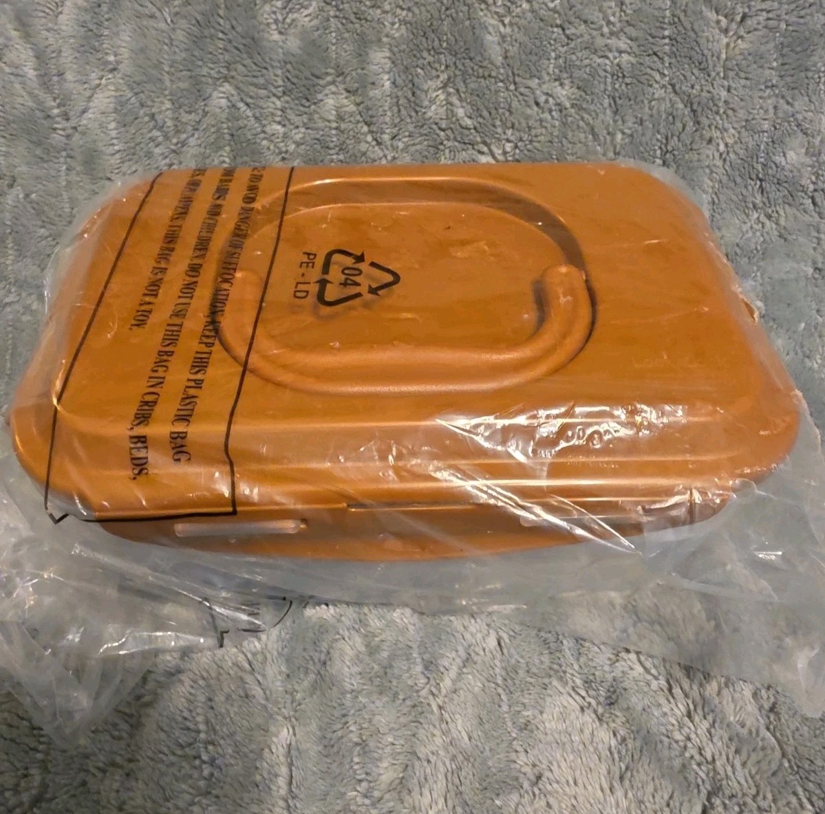 LocknLock Brand Clear Plastic Copper Lidded Food Storage System 4pc Nested NEW