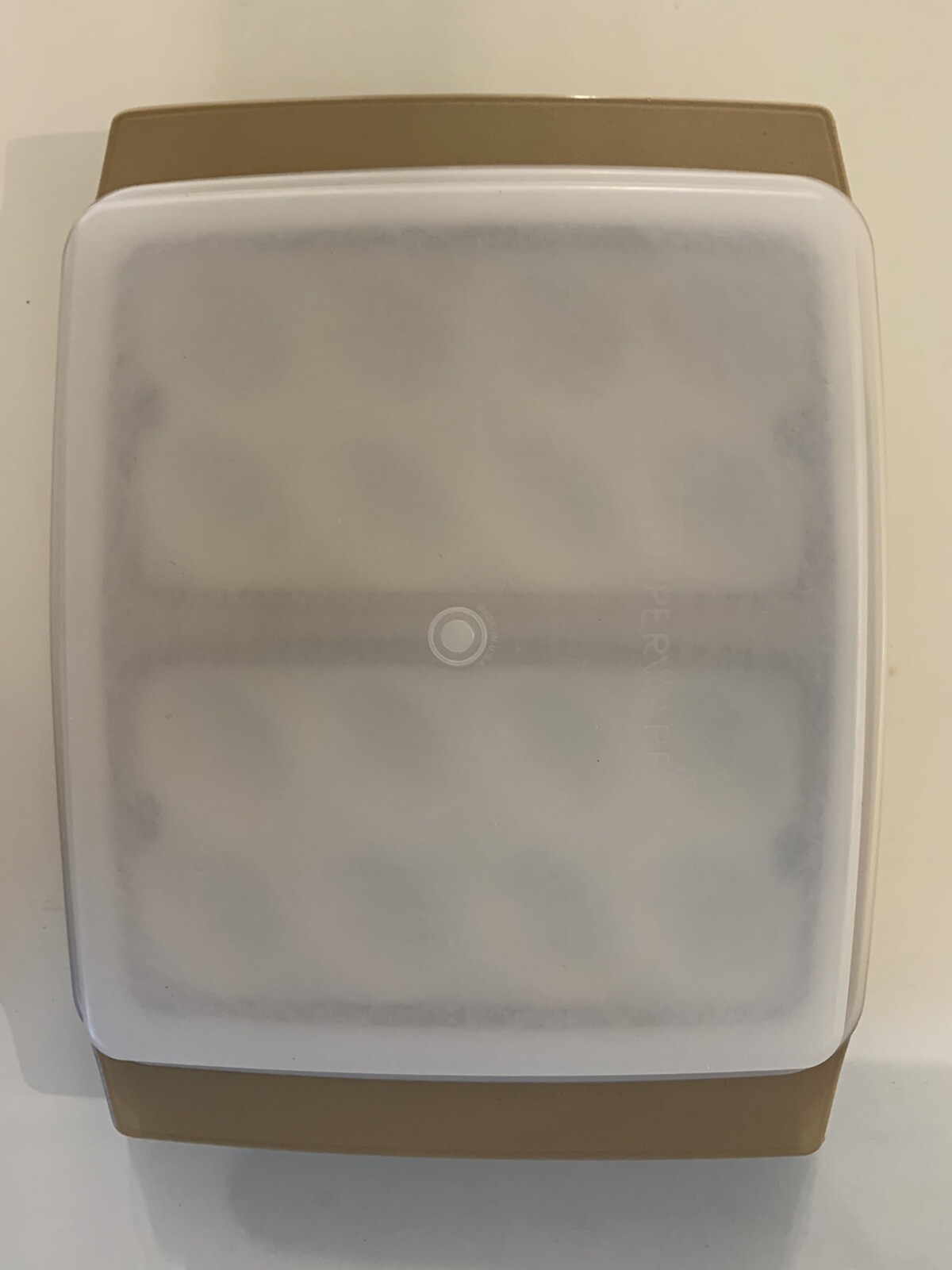 Vintage Tupperware Almond Deviled Egg Keeper Model: 723-2 4 Piece Set