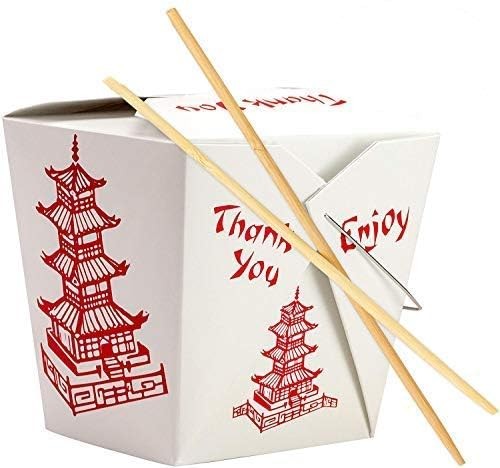 Avant Grub Durable 32 Oz Chinese Take Out Boxes. 25pk Food Containers With 25pk