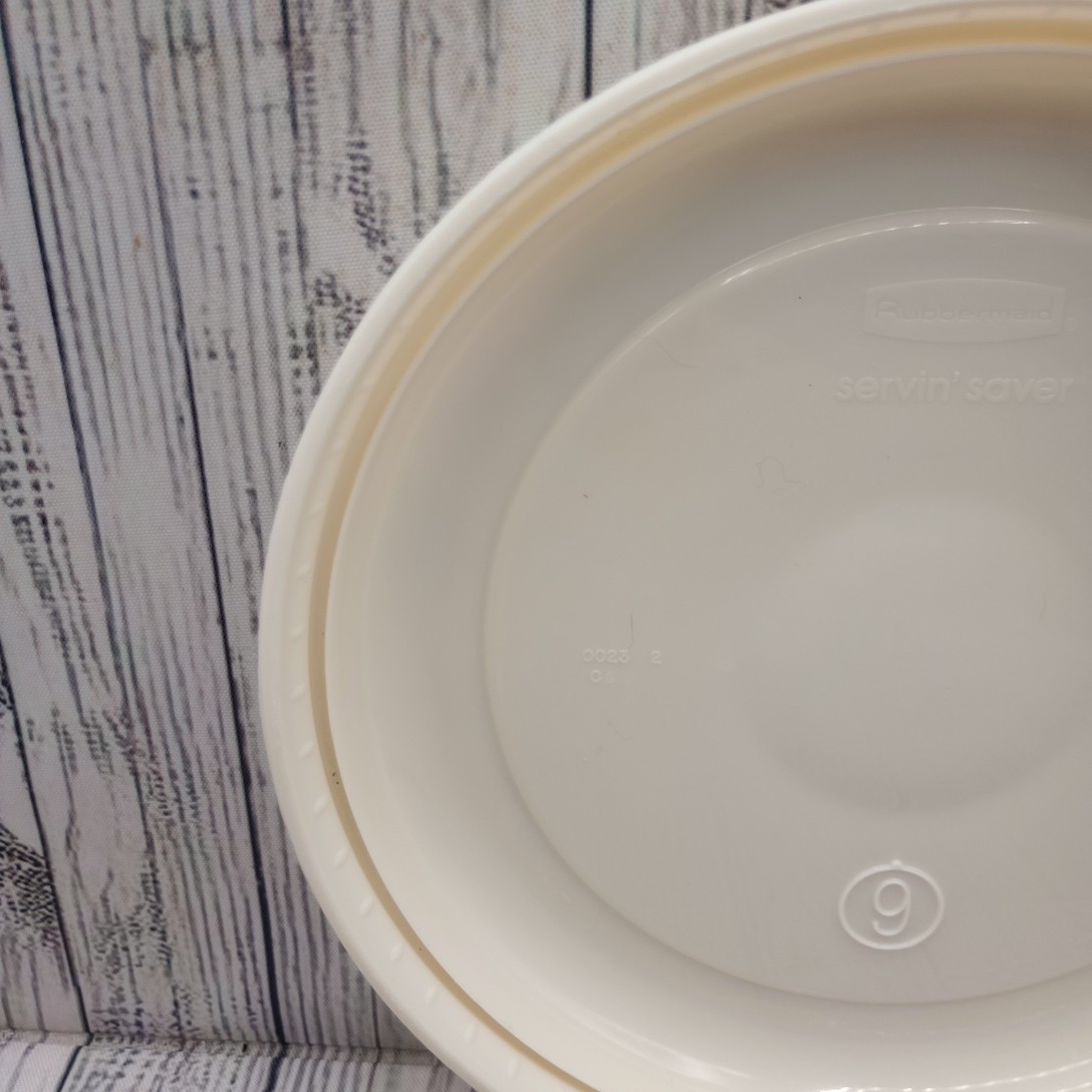 Rubbermaid Servin Saver #9 Round Almond Lid 0023 Replacement Cover ONLY