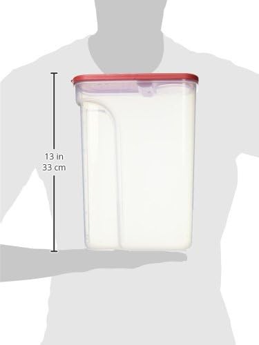 Rubbermaid Modular Cereal Keeper, Large 22-Cup, Red