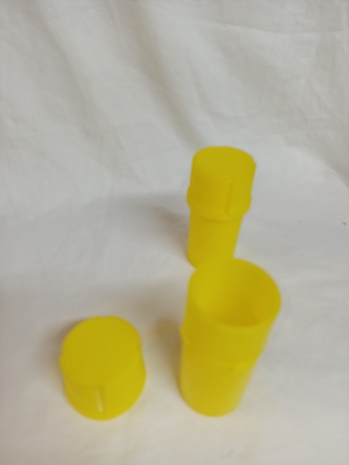 New Yellow MedTainer Storage Container w/ Built-In Grinder