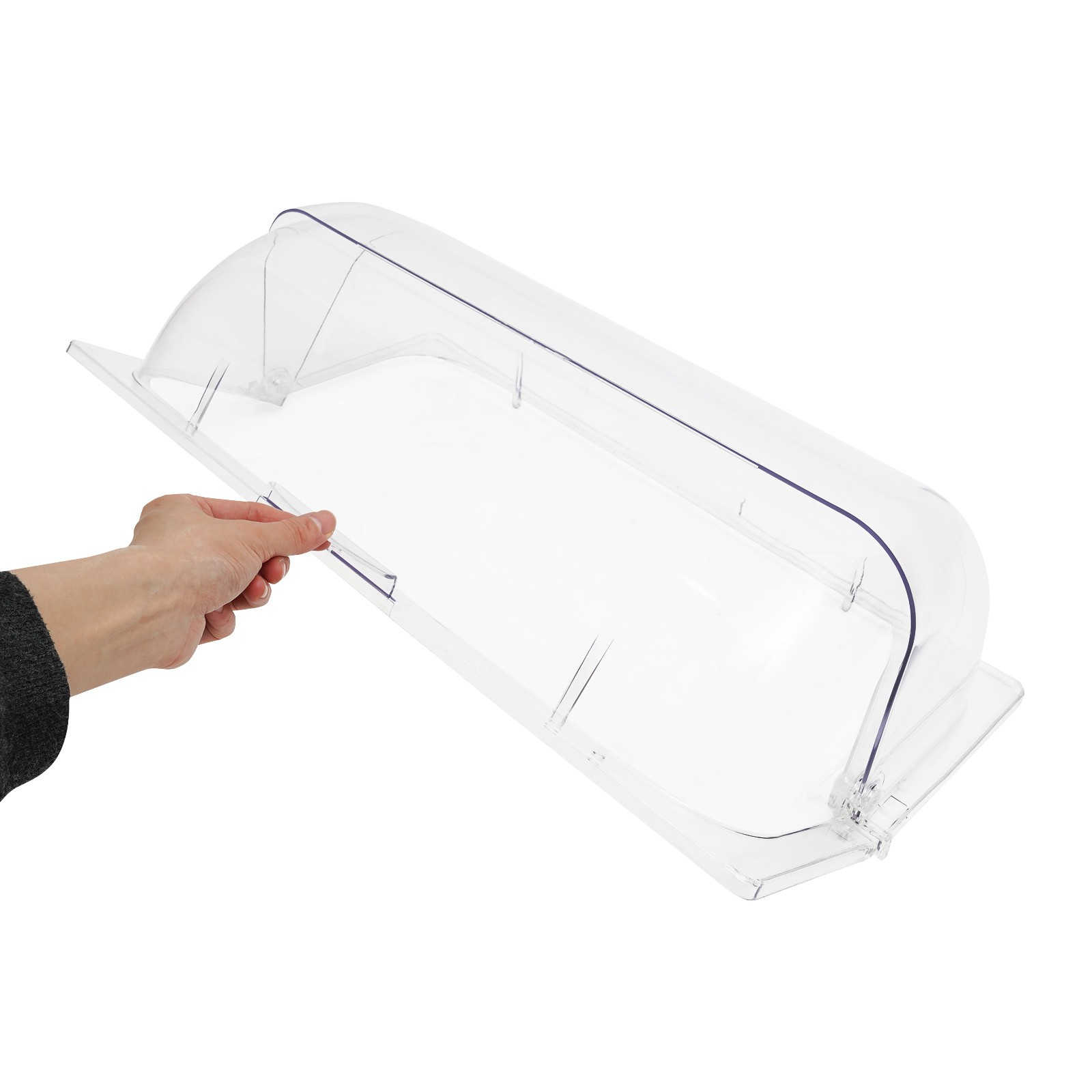 4 Pack Clear Roll Top Food Proof Cover Cover Chafing Dish Clear Display Cover