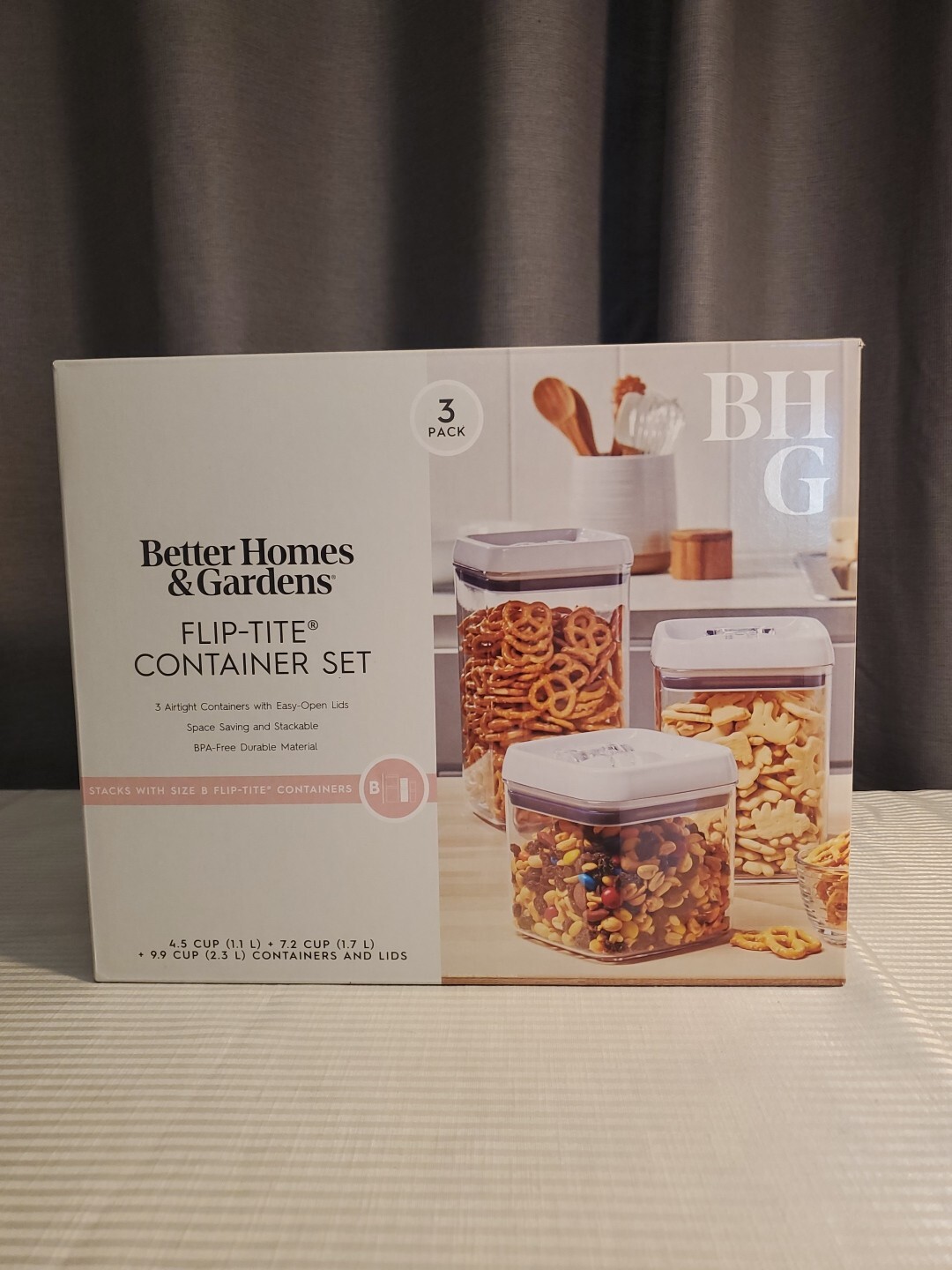 Better Homes & Gardens BH45-039-299-54 Food Storage Jars and Container Clear