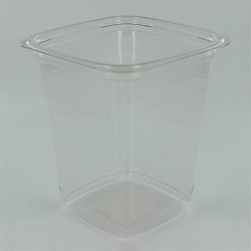 Pactiv PWP APET Plastic Tamper Resistant Square Cake Container, 32 oz., 480/Pack