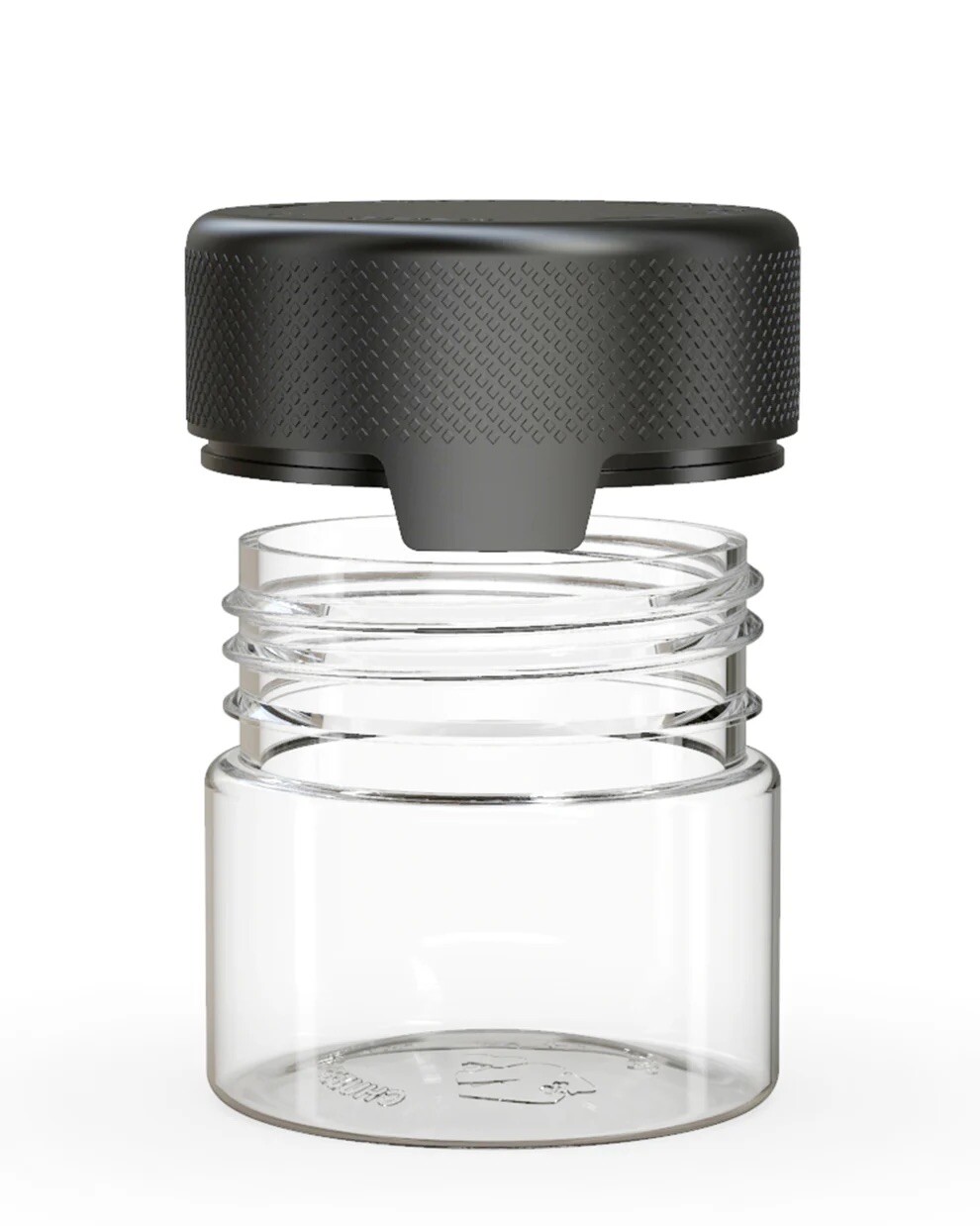 CHUBBY GORILLA AVIATOR CR 2OZ CONTAINER (10pack) AUTHENTIC CLEAR/BLACK LID