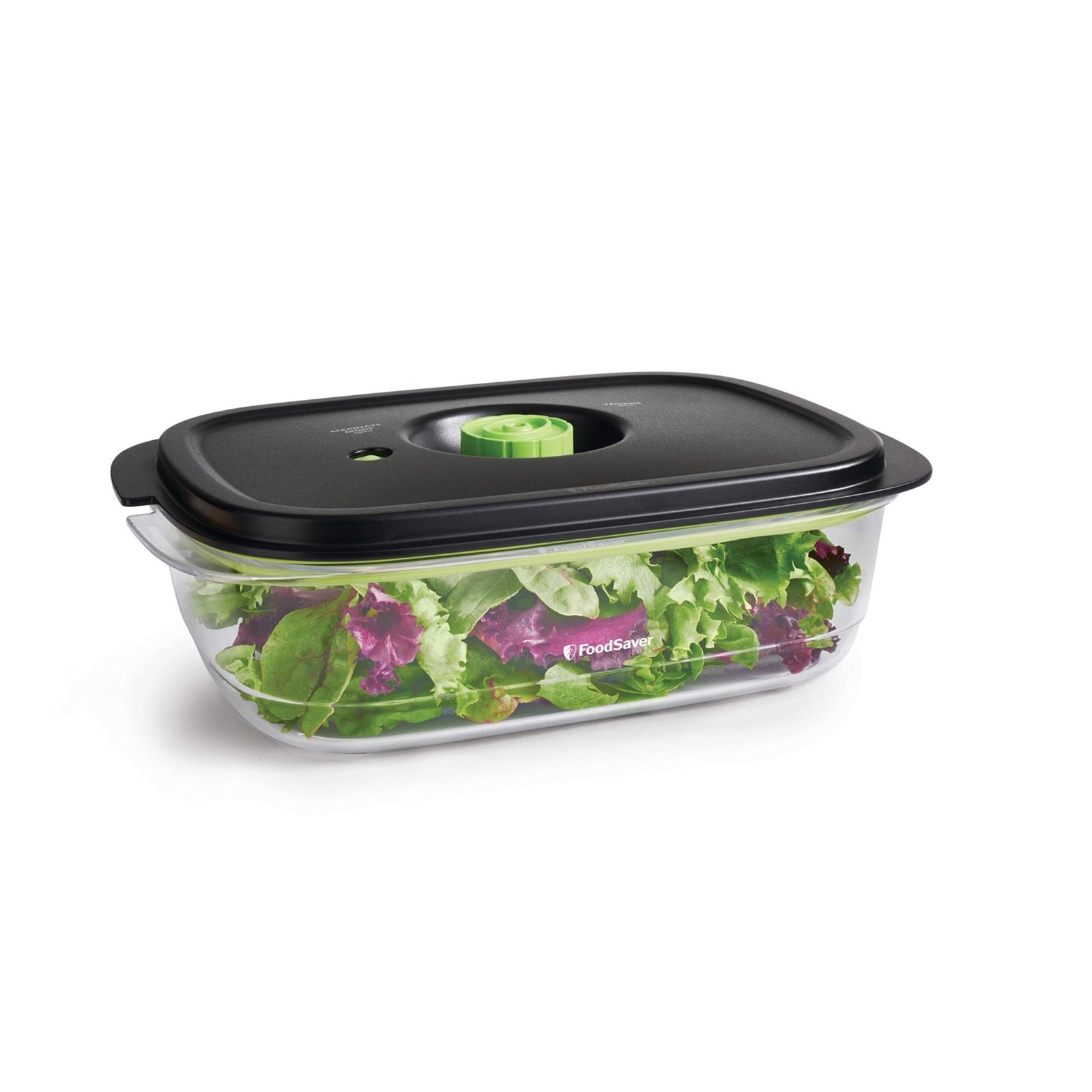 Preserve & Marinate Vacuum Containers, 10 Cup, BPA-Free, Dishwasher Safe, Clear