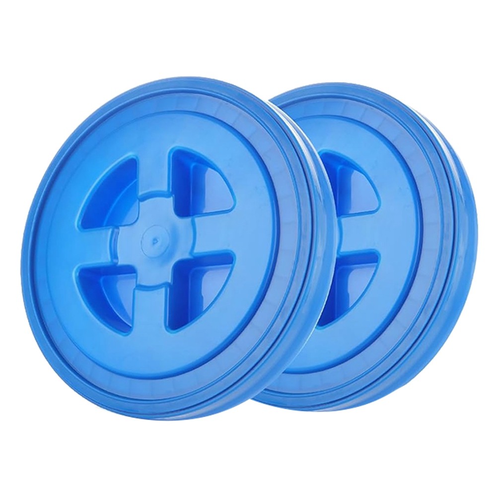 2 Pieces 5 Gallon Leak-Proof Bucket Lid Plastic Storage Buckets Seal3762