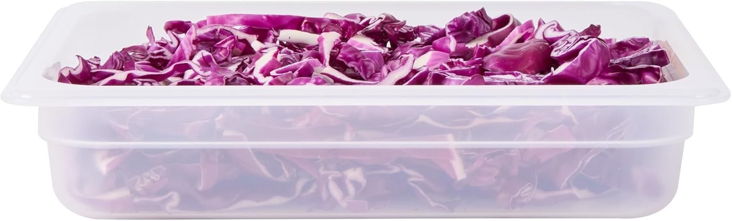 Food Storage Container 1 Pack of 12.7 x 10.3 x 2.5 Inches Plastic Stackable
