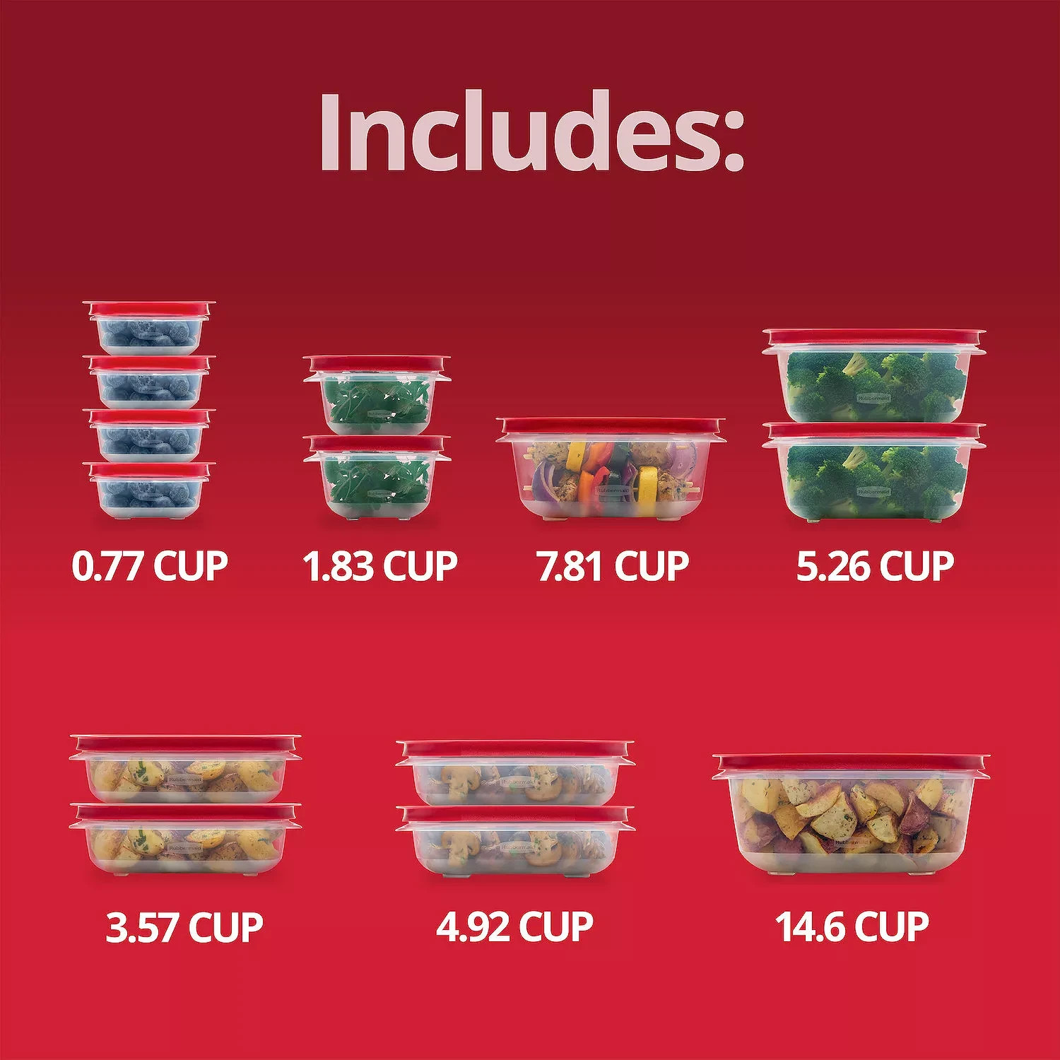 Rubbermaid EasyStore 28-pc. Food Storage Container Set