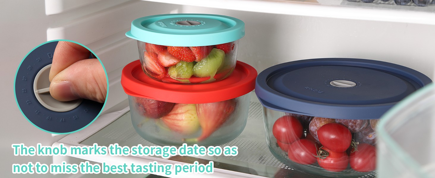 Replacement Lids for Pyrex 7201-PC 4 Cup, Silicone Round Storage Cover Lid for