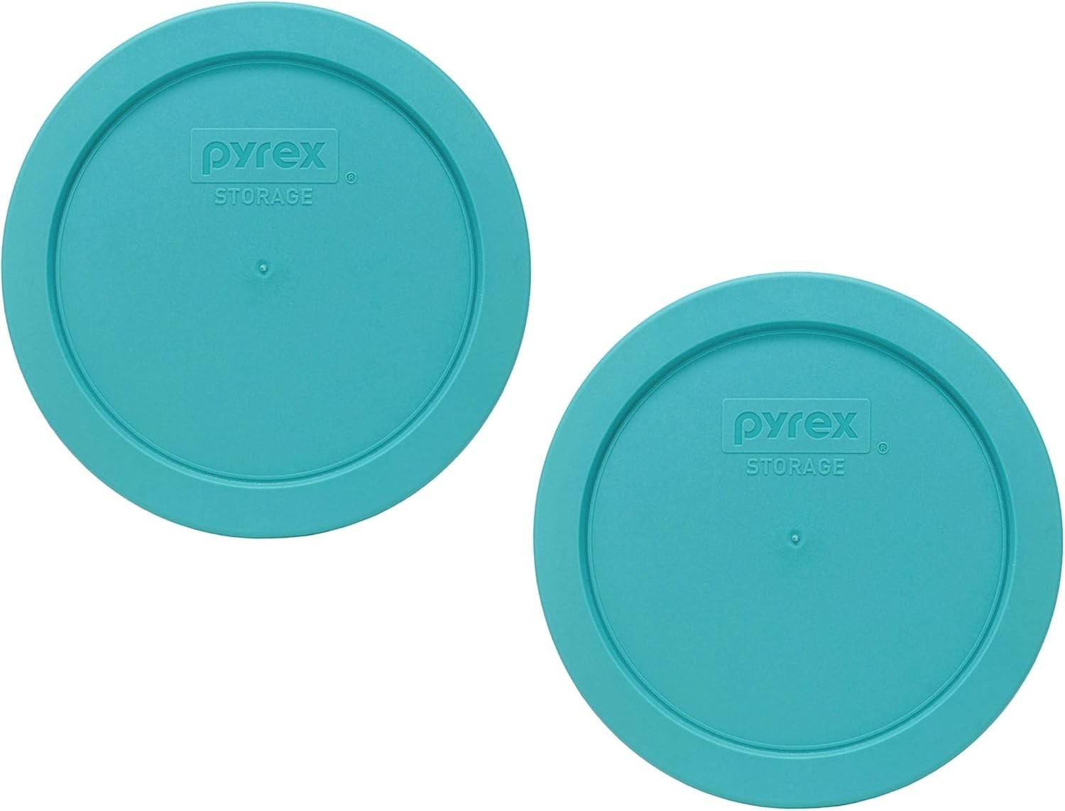 Cup Food Storage Replacement Lids 2-Pack Turquoise BPA-Free