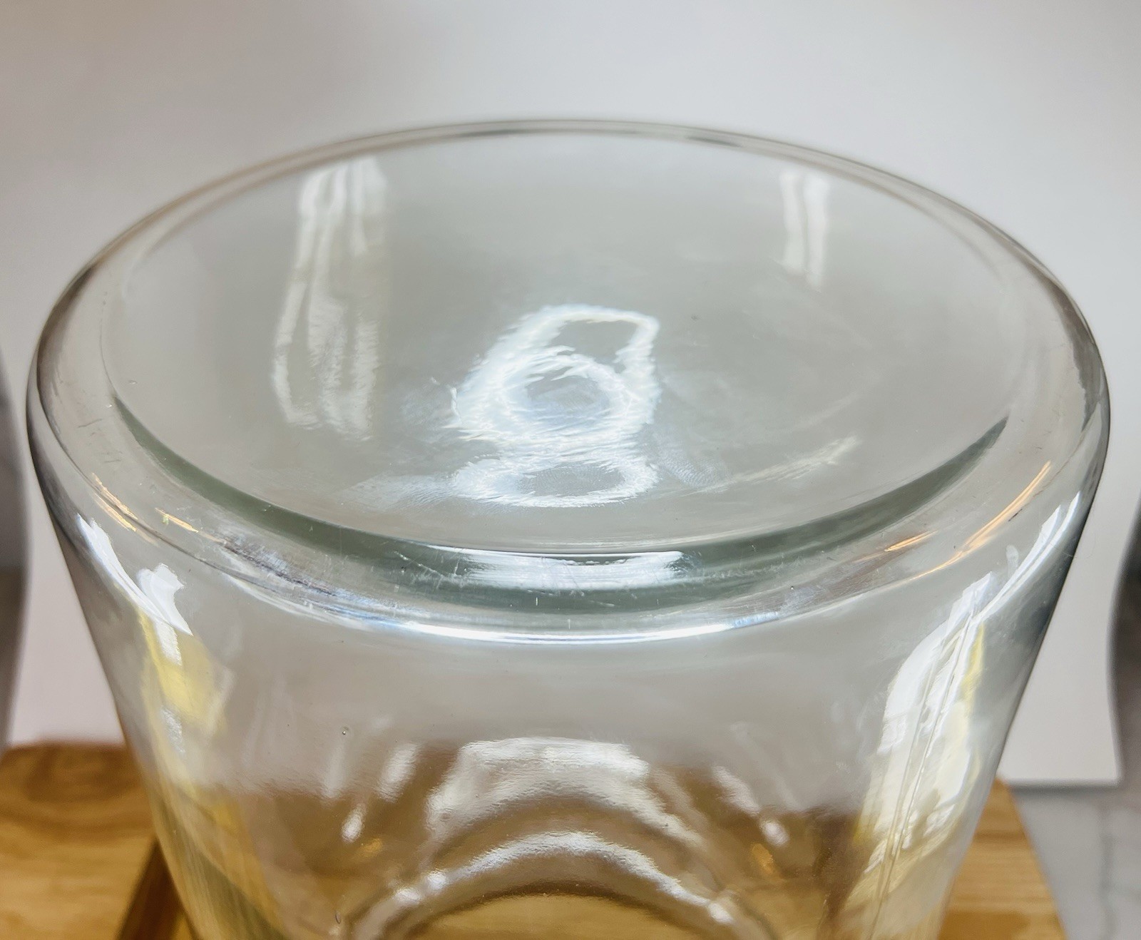 3 Gallon Extra Large Wide Mouth Food Storage Glass Jar Canister with Lid, 14.5”