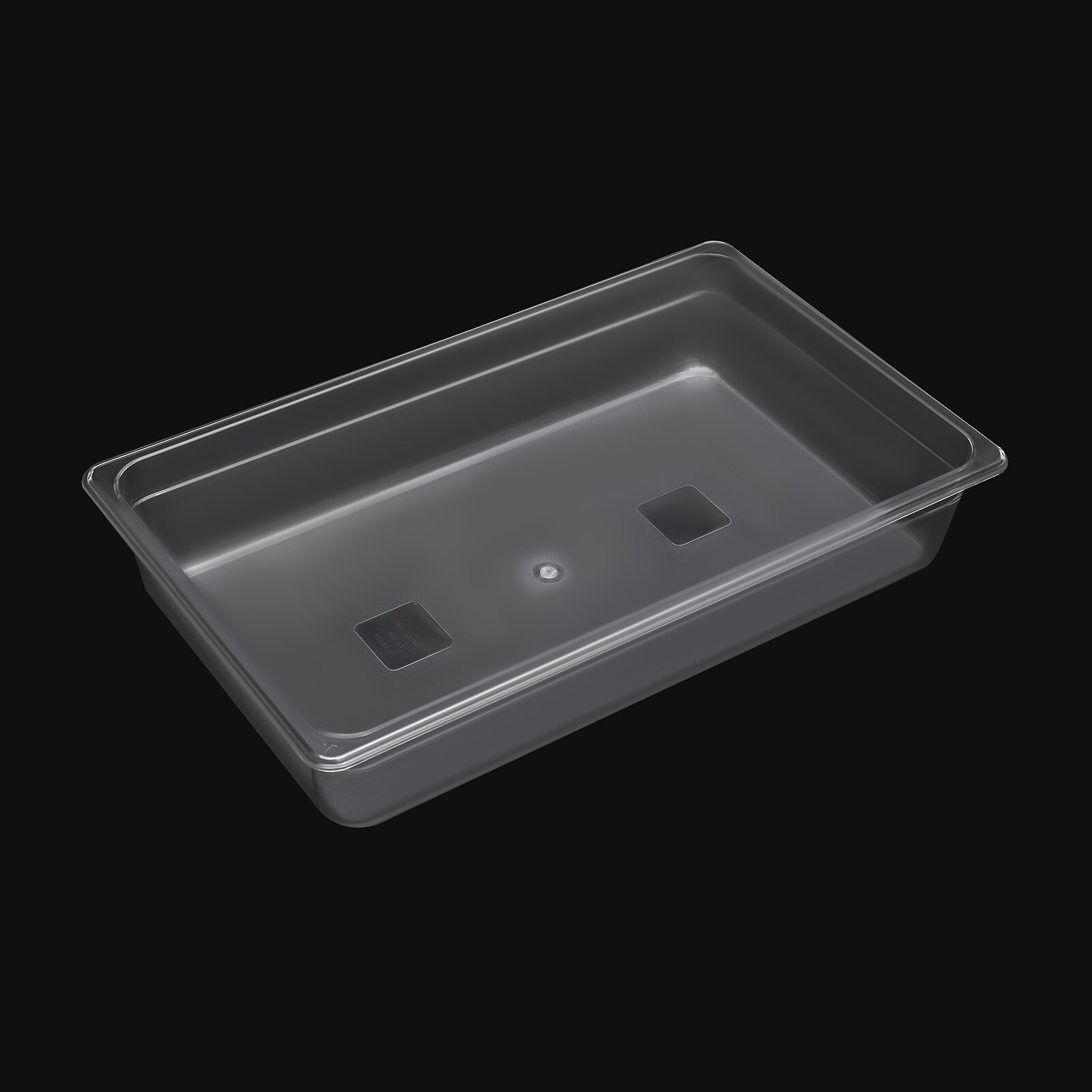 6 Pack Food Pans with Lids, 4” Deep, Polycarbonate, Clear