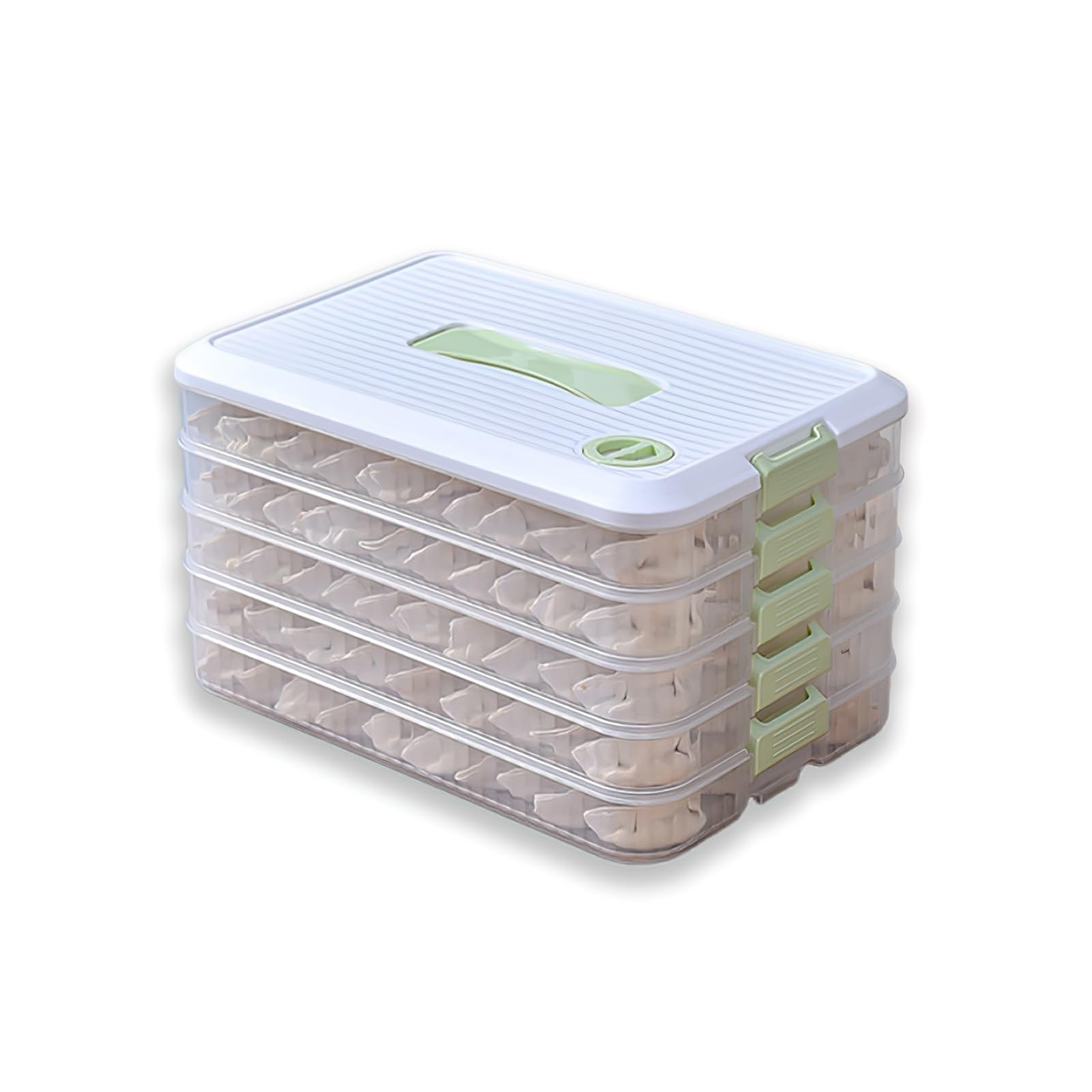 Refrigerator storage , 5-layer sealed dumpling freezer , kitchen food refrige…