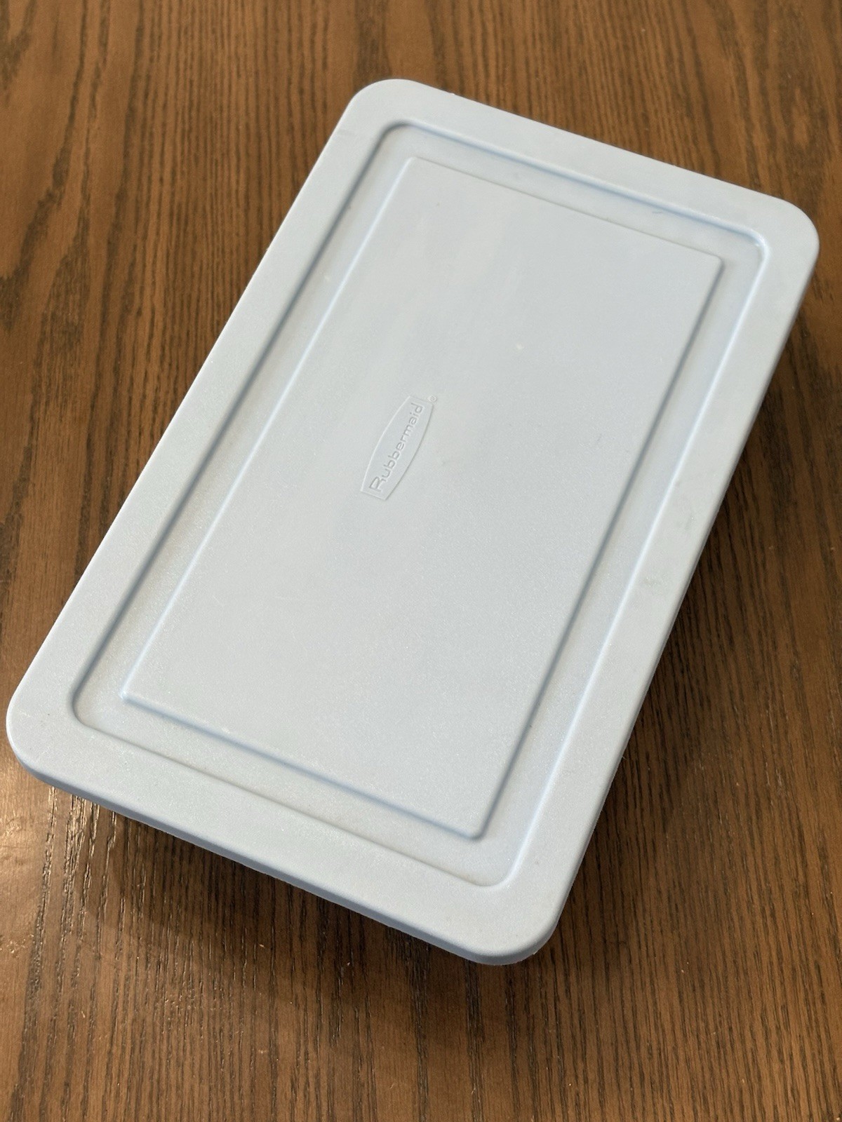 Vintage Rubbermaid Shoe Box Storage Container #0286 5.6L ~w/ Blue Lid #0284