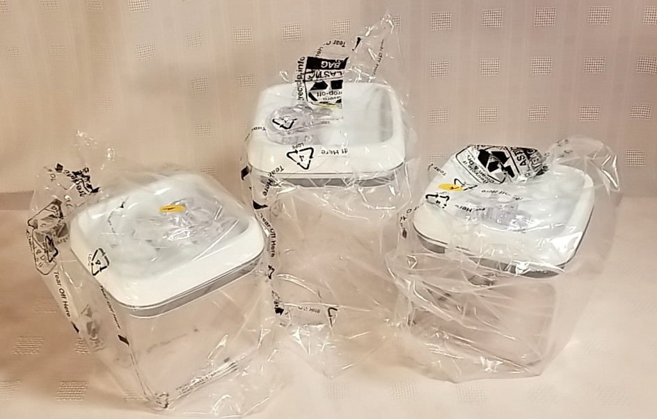 Better Homes & Gardens Set of 3 Flip-Tite Food Storage Containers New – READ (A)