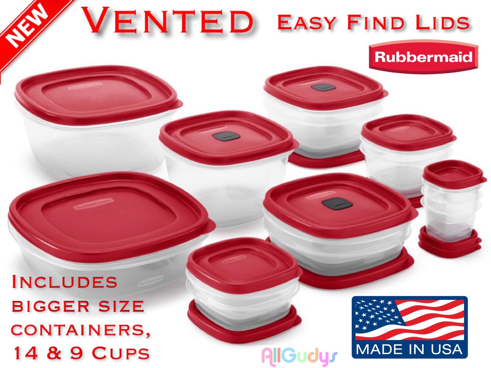 Rubbermaid 28pc Easy Find Lids Food Storage Set
