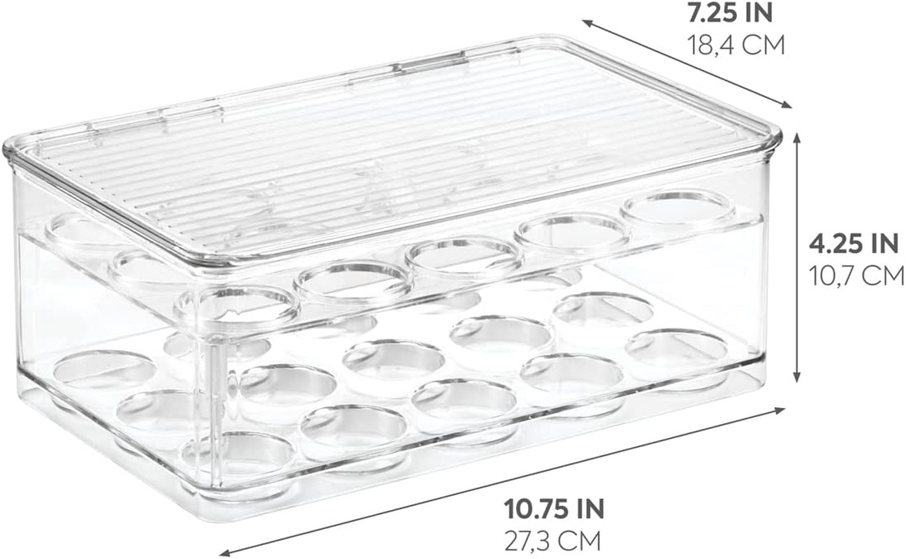 2-Tier Coffee Pod Holder Lidded Bin,Plastic Pantry and Kitchen Storage-the Linus