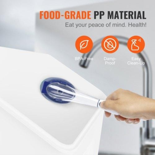 Ingredient Storage Bin 2 x 15L Dispenser Bin with 2 Measuring Cups