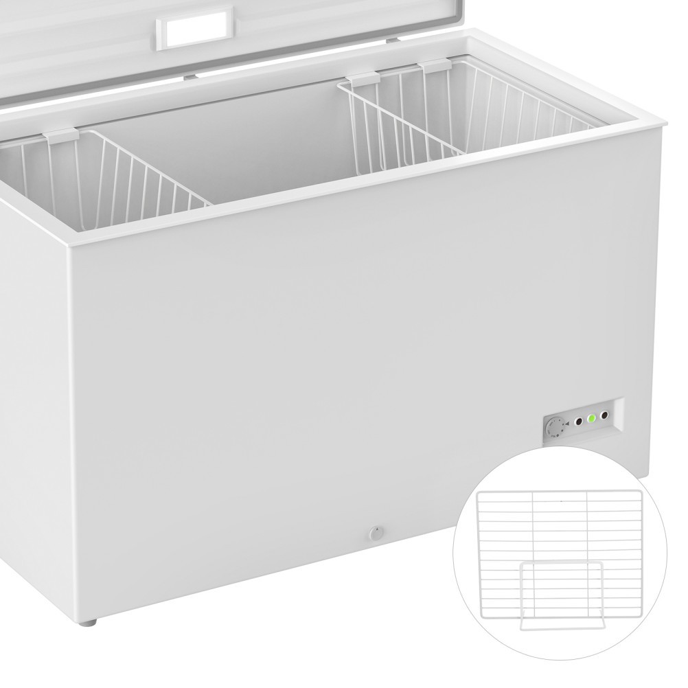 2Pcs Metal Mesh Wire Divider for Freezer Adjustable White Refrigerator Separator