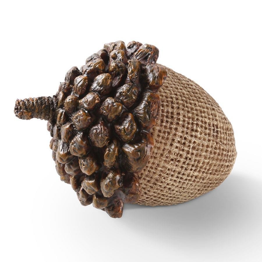 2.5 Inch Light Brown Resin Acorn w/Pinecone Top NEW