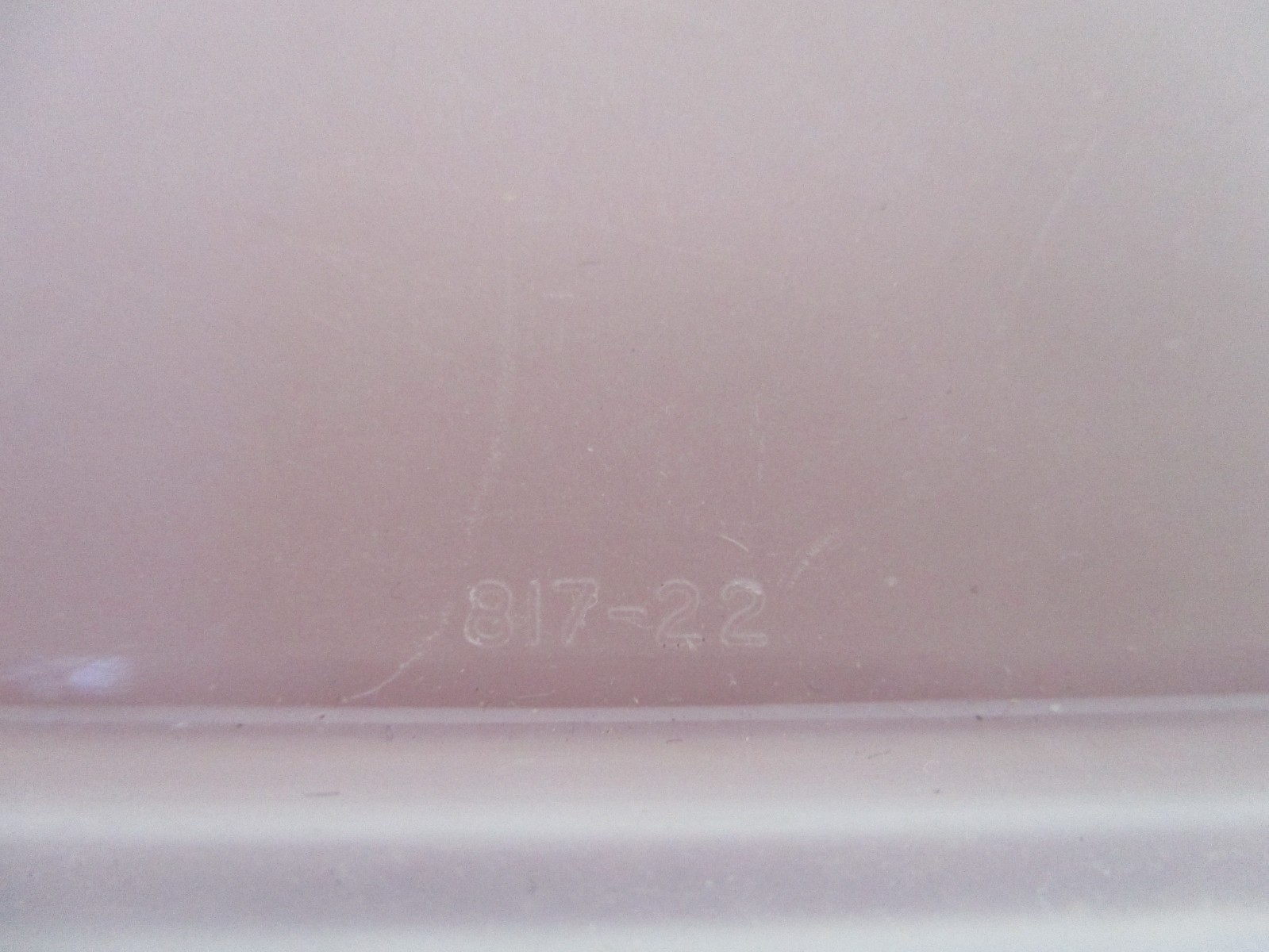 Vintage Tupperware Slice Rust Brown Rectangle Container 816-21 Clear Lid 817-22